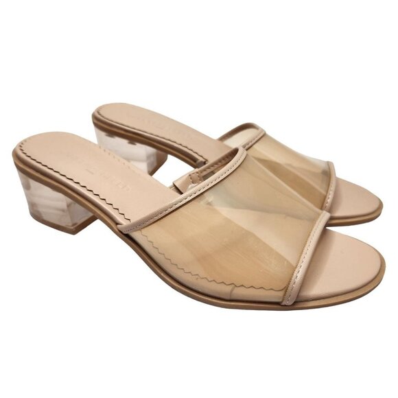 Karl Lagerfeld Shoes - Karl Lagerfeld Paris Felda Acrylic Clear Slip-On Slide Sandals Block Heels Y2K 7